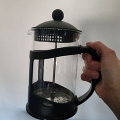 Glass jug with filter, infuser jag, tea pot