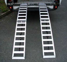 Quad , Lawnmower Loading Ramps Alloy Pair