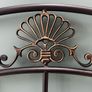 Vintage Style Black Metal King Size Headboard Image 5