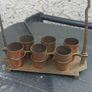 vintage copper ,brass shot rack ,,unusual,,see pictures for condition, used condition, needs a clean ,sold as seen buyer collects or pays postage thank you Image 10