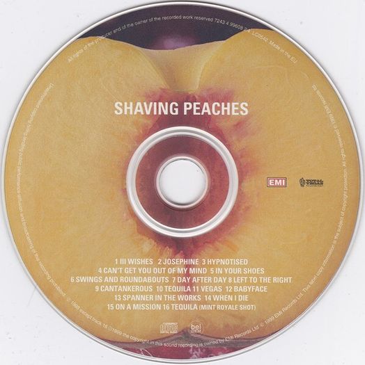 Terrorvision "Shaving Peaches" CD Album