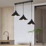 Rural Retro Industrial 3 Light Pendant (Free Delivery) Image 2
