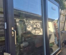 Triple glazed Alu -clad sliding door