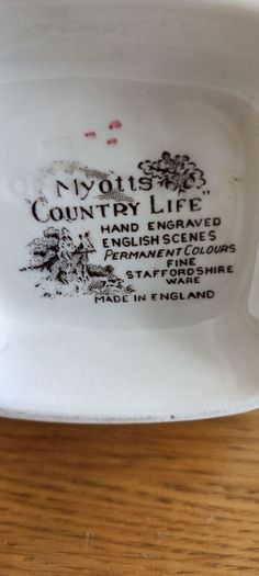Country Life Large Coffee Pot Featuring Horse & Hounds  Made by Myotts Stafford England