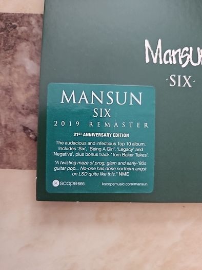 Mansun CD (21st Anniversary Edition) - Six