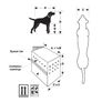 Dog kennel air plane carrier travel crate Image 6