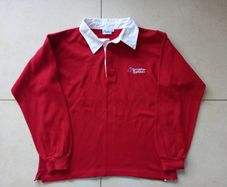 Mens Eurofighter Typhoon Official Rugby Shirt Red White Large