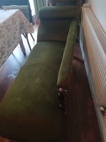 Antique chaise longue