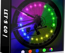 NEW SALE | 2 Tyre Pack High Brightness LED Bike Wheel Accessories Outdoor Toys for Boys Girls Waterproof
