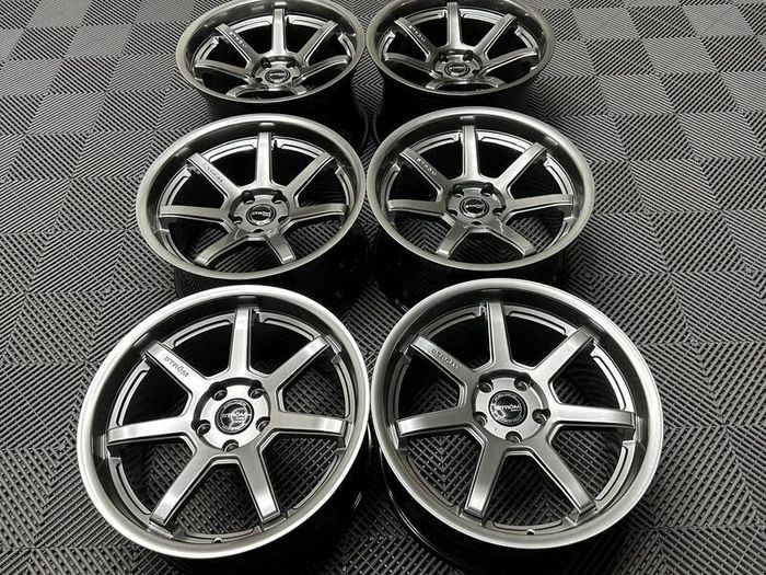 18" Inch Strom DS15 Drift Alloy Wheels 5x114.3 Nissan silvia skyline RX7 MX5 R32 R33 lexus IS200
