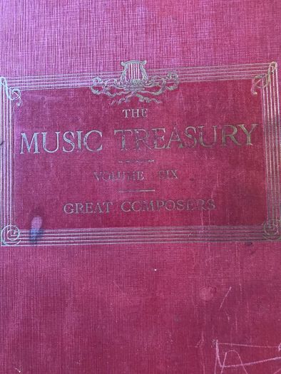 3 Vintage Music Treasury Music Note books