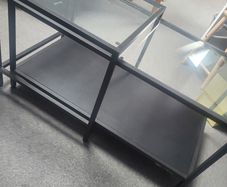 Beautiful glass 2 part coffee table Price Drop
