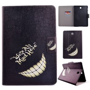 Card Slot Pattern Leather Case Folio Stand Cover For Galaxy Tab A T350