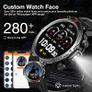 Smart Watch Answer/Make Call, 1.45" HD Touch Screen Smart Watch for Men, Fitness Watch 110+ Sports Modes, Smartwatch with Heart Rate Blood Oxygen Sleep Monitor Step Counter for Android iPhone Image 5