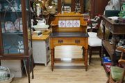 Victorian Walnut Marble Top Washstand