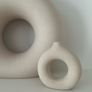 Modern Ceramic Donut Vase Set Image 2
