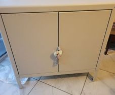 IKEA Kolbjorn Beige metal cabinet