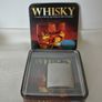Whisky 6 Oz Hip Flask And Whisky Guide Book To 50 Of The World's Best Whiskies. Image 3