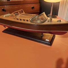 Riva Model Boat on stand