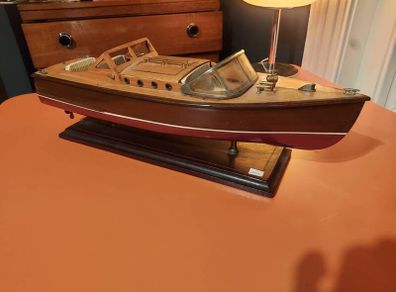 Riva Model Boat on stand