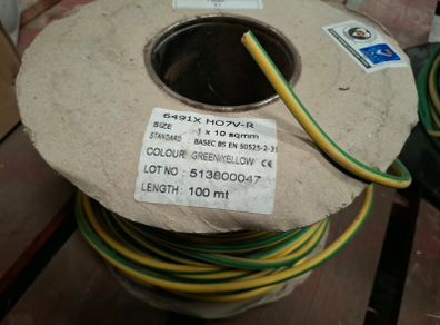 1x 10 square mm earth cable roll