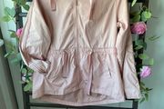 jacket Bnwt size medium windbreaker jacket dusky pink attrait brand