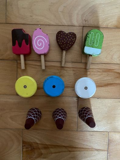 Wooden Ice Cream Trolly