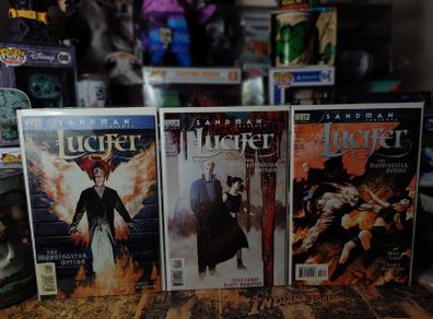 Sandman Presents: Lucifer ! The Mornigstar Option ! Complete Run ! 3 Issues ! 1999 ! by Vertigo (DC) !