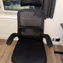 Electric height-adjustable desk and comfortable home office chair Image 2