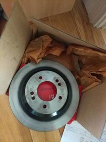 Kia Hyundai 5x114.3 brand new rear brake disks TRW  (pair) DF7953