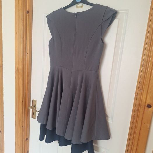 Grey Lined Dress - Size 10