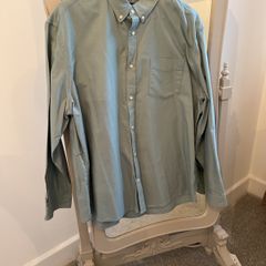 100% Cotton Light Sage Green Shirt size 2XL