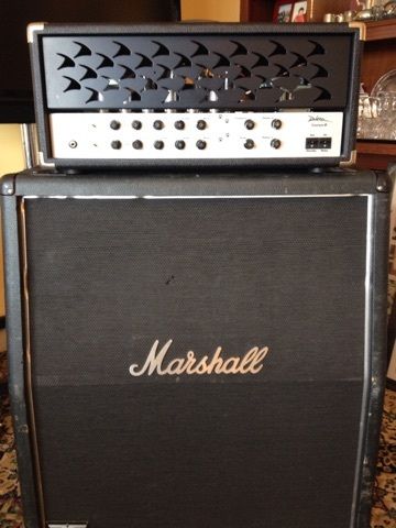Diezel head with 4 x 12 Marshall cab