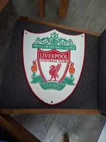 Liverpool Cast Metal hand painted shield
