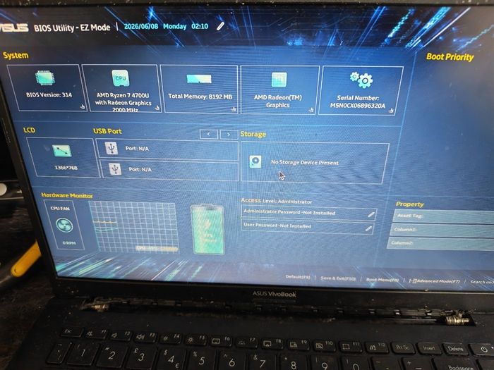 Asus Vivobook Amd Ryzen 7 for parts