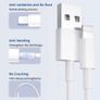 iPhone Charger Plug and 1M Cable,2 Pack USB Plug with Lightning Cable,Compatibles with iPhone 14/14 Pro/14 Pro Max/13/13 Pro/13 Pro Max/12/12 Pro/SE/11/11 Pro/XS Max/XR/X/8/7/iPad Apple MFi Certified Image 7