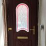Double glazing, brown pvc door Image 2