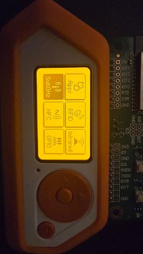 Flipper Zero + wifi dev board + silicone case