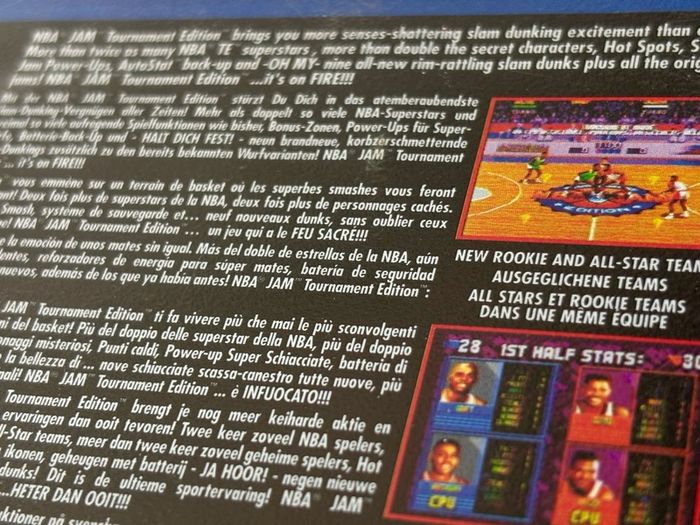 NBA Jam Tournament Edition for Sega Mega Drive - Boxed and Minty