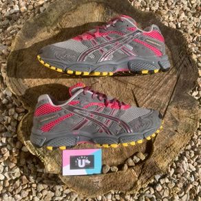 Premium Asics Gel Wolf Grey Suede Purple Neon