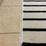 White/black stripes rug Image 3