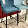 Brown Leather Bar x5 chairs 27 inch Seat Height Image 4