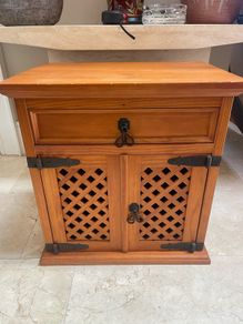 Lovely Wooden Locker - Bedside Table - Nightstand - Can Deliver