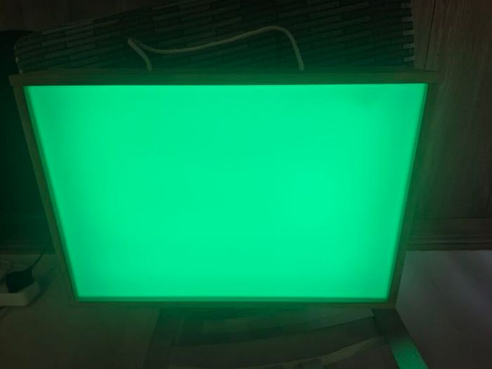 Never used colour changing Light Up Box with Alphabet and Numbers