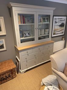 Neptune Chichester 5ft Glazed Grand Dresser Display Cabinet