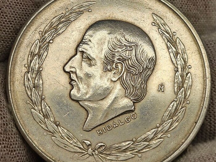 Mexico 1941 Silver  5 Pesos