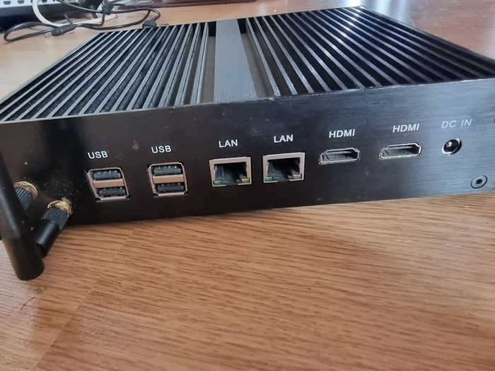 Industrial Fanless Mini PC Intel Core i7 16GB RAM 256GB SSD Windows 11 Pro