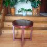 ( BRAND NEW ). Round Hard Wood End Table Image 7
