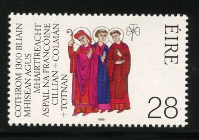 Ireland 1989 - Scott # 748 Martyrdom of Irish Missionaries to Germany - Mint Never Hinged