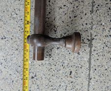 wooden curtain pole